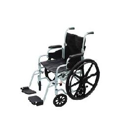 Hybrid Wheelchair / Transportchair w/footrests